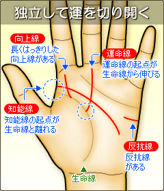 独立して運を切り開く
