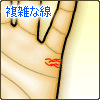 複雑な結婚線